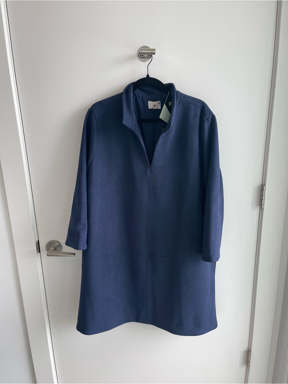 Tuckernuck Admiral Blue Suede Dress